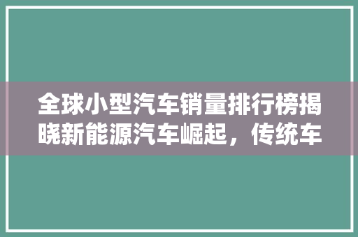 全球小型汽车销量排行榜揭晓新能源汽车崛起，传统车企面临挑战