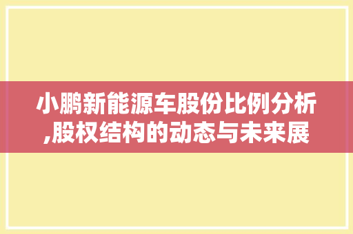 小鹏新能源车股份比例分析,股权结构的动态与未来展望