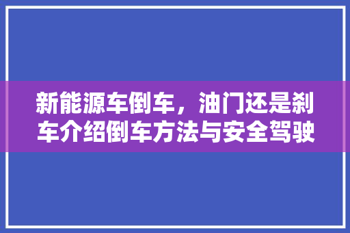 新能源车倒车，油门还是刹车介绍倒车方法与安全驾驶