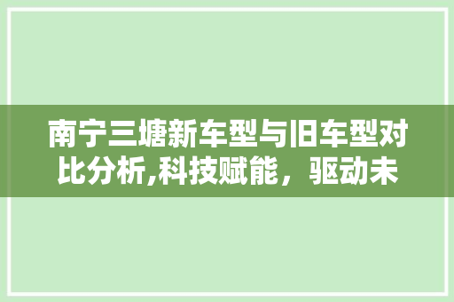 南宁三塘新车型与旧车型对比分析,科技赋能，驱动未来出行