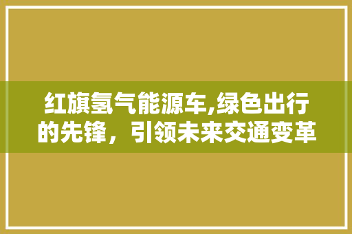 红旗氢气能源车,绿色出行的先锋，引领未来交通变革