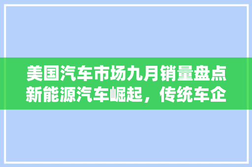 美国汽车市场九月销量盘点新能源汽车崛起，传统车企面临挑战